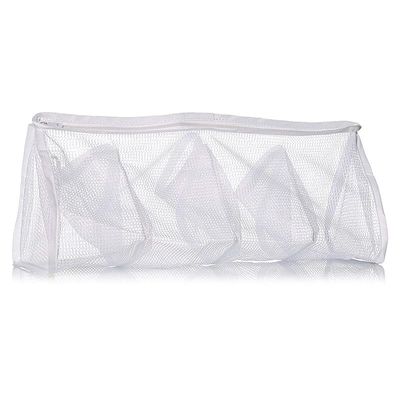 Whitmor Mesh Laundry Bag With 4 Compartments - White