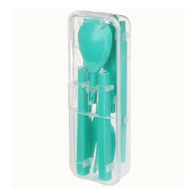 Sistema Cutlery To Go : Travel Ready, Lunch Box Essential , BPA Free & On the Go, Green