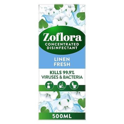 Zoflora, Multi-Purpose Concentrated Disinfectant, Linen Fresh, 500Ml