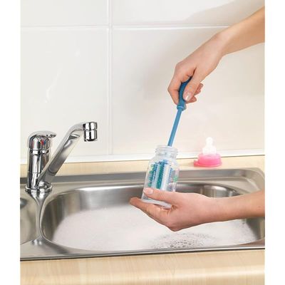 Wenko Silicone Washing Blue Cleaning Glass Brush