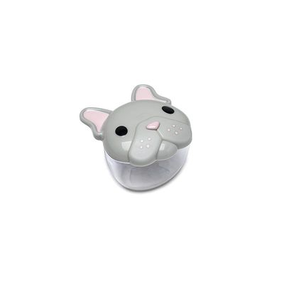 Melii French Bulldog Snack Storage Container Plastic - Grey