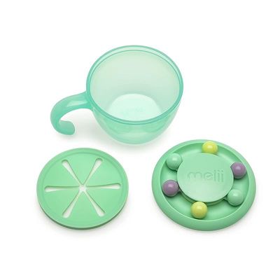 Melii Abacus Snack Container For Kids Toddlers And Baby With Removable Food Trap