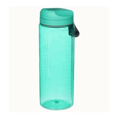 Sistema 1 Liter Tritan Bottle, sleek design made of high quality plastic has easy opener with wide mouth sipper, leak proof & impact resistant, BPA Free. Green