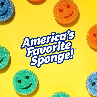 Scrub Daddy Dye-Free Score Daddy Pack Of Three Scrubs Dishwashing Cleaning Sponges