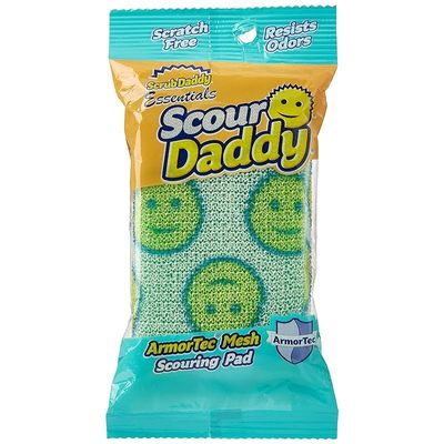 Scrub Daddy Scour Daddy Heavy Duty Mesh Scouring Pad Green