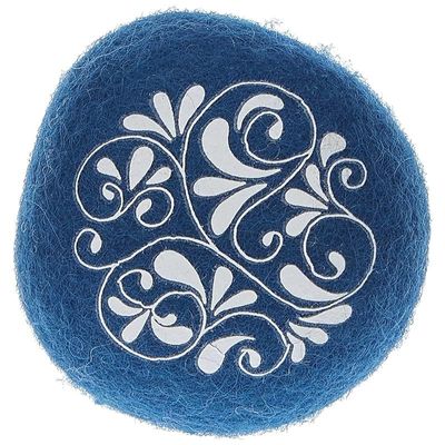Simplify Printed Wool Dryer Ball 4-Pieces, Assorted