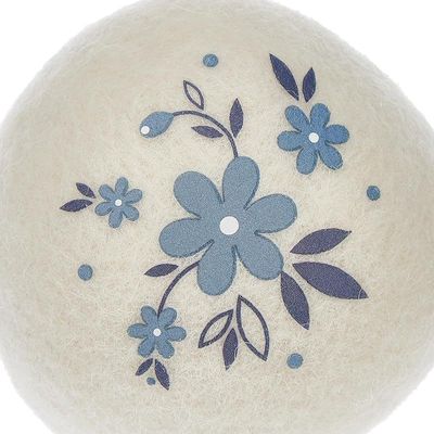 Simplify Printed Wool Dryer Ball 4-Pieces, Assorted