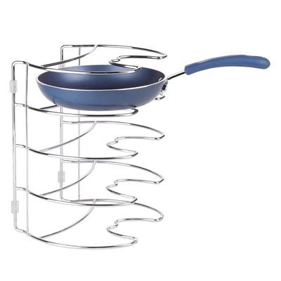 Bosphorus Pan Steel Kitchen Organizer - Silver