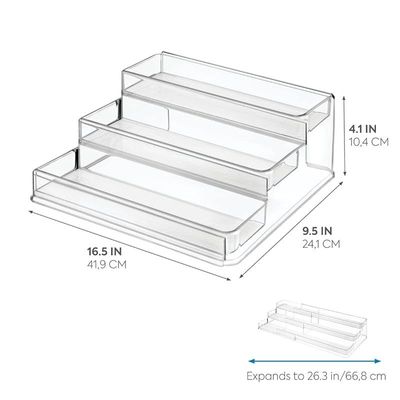 Interdesign Linus Expandable Cabinet Organizer - Clear