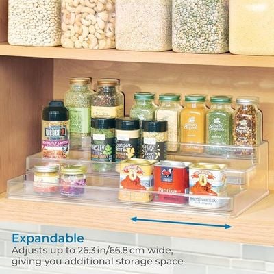 Interdesign Linus Expandable Cabinet Organizer - Clear