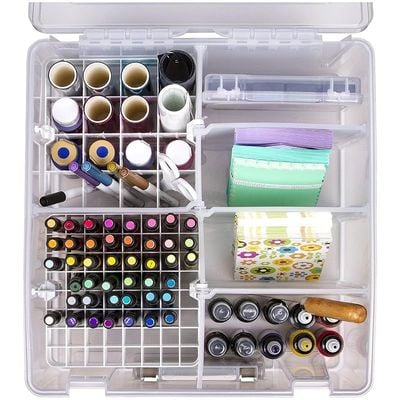 Artbin Super Satchel Double Deep With Accessory Tray Dividers