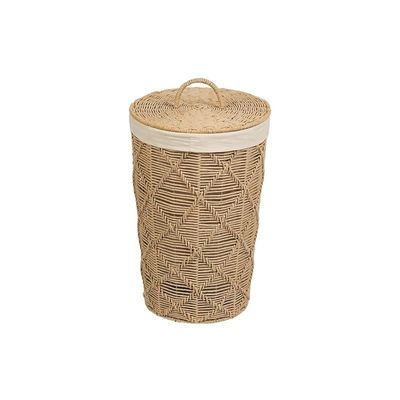 Homesmiths Small Round Paper Rope Hamper Natural