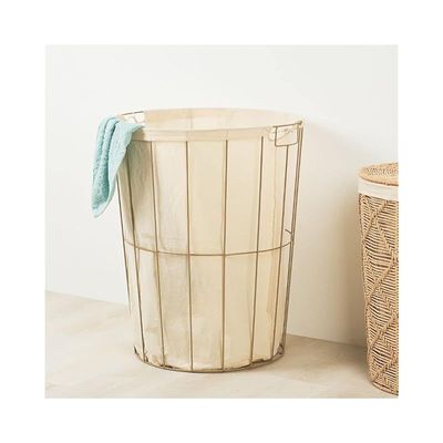 Homesmiths Iron Frame Hamper With Liner