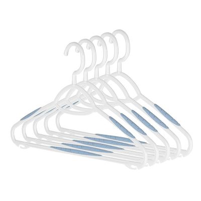 Whitmor Sure-Grip Plastic Hangers (Set Of 5)