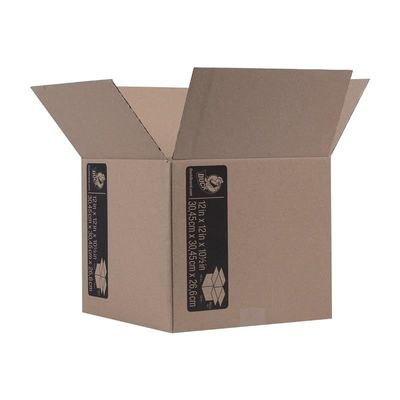 Duck Brand Kraft Corrugated Shipping Boxes - Brown