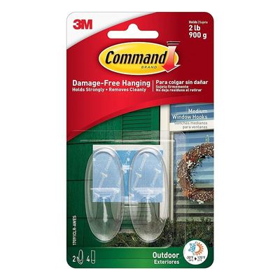 Command Window Hook 2-Pieces, Clear