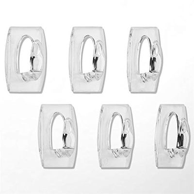 Command Strips 17006Clr Clear Mini Command Hooks 6 Count