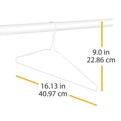 Whitmor Everyday Coated Hangers S/10