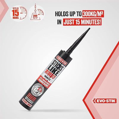 Evo-Stik Stick Like Sh*T 290Ml Turbo Grab Adhesive White