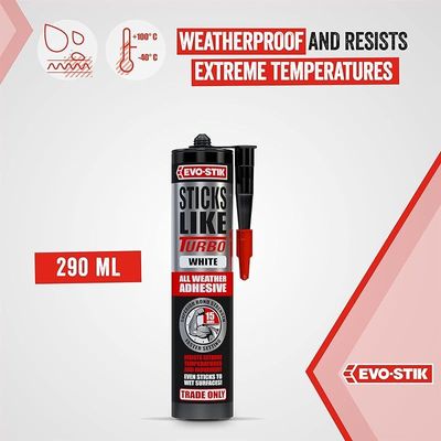 Evo-Stik Stick Like Sh*T 290Ml Turbo Grab Adhesive White