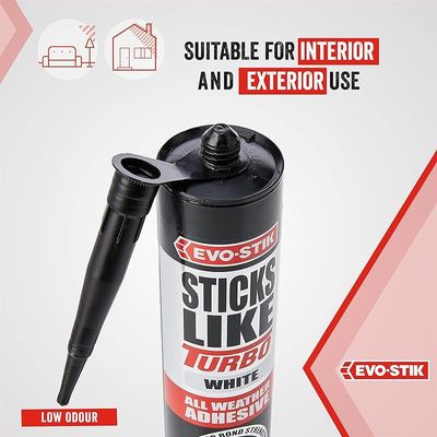 Evo-Stik Stick Like Sh*T 290Ml Turbo Grab Adhesive White