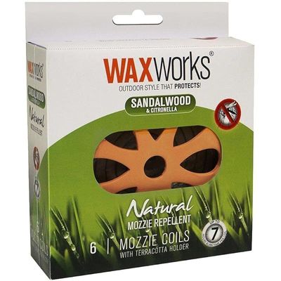 Citronella Mosquito Coils Sandalwood Waxworks