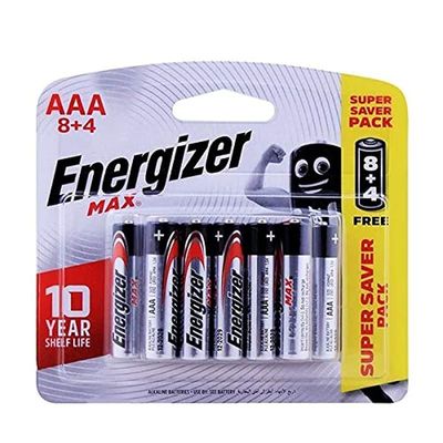 Energizer Max Aaa 8 4 Alkaline Batteries