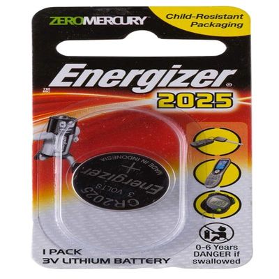 Energizer 2025 Lithium Battery, 3V