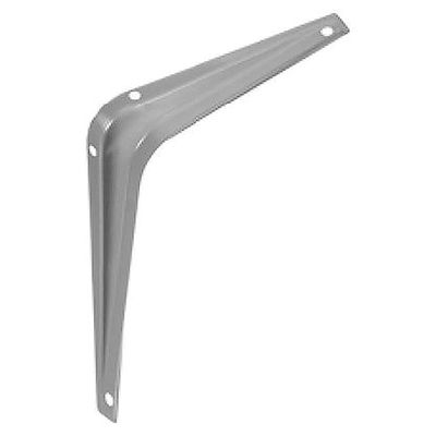 National Hardware N171-082 Stainless Steel Shelf Bracket - Grey