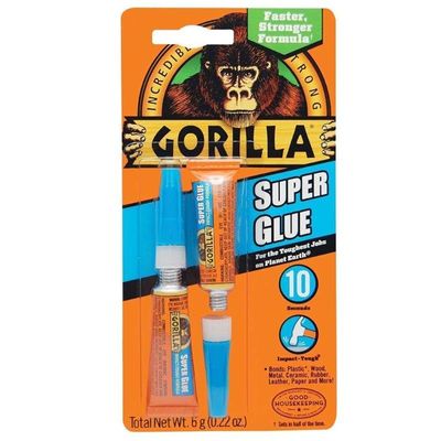 Gorilla Super Glue (2 Tubes In A Pack)