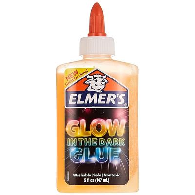 Elmer's Glow In The Dark Liquid Glue 147 Ml, Orange