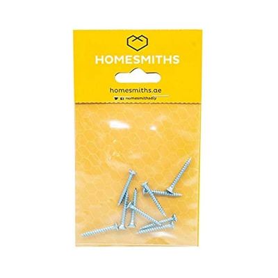 Homesmiths Chipboard Screws Zinc Plated (10Pcs Per Pack)