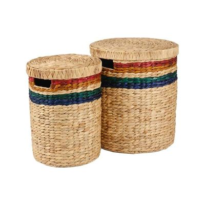 Homesmiths Water Hyacinth Storage Hamper Small