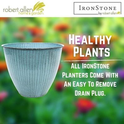 Robert Allen Sheridan Planter, 8 Inch Size, Spearmint