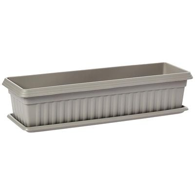 Cosmoplast Plastic Exotica Planters Small With Tray-P