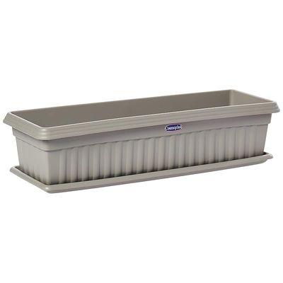 Cosmoplast Plastic Exotica Planters Small With Tray-P