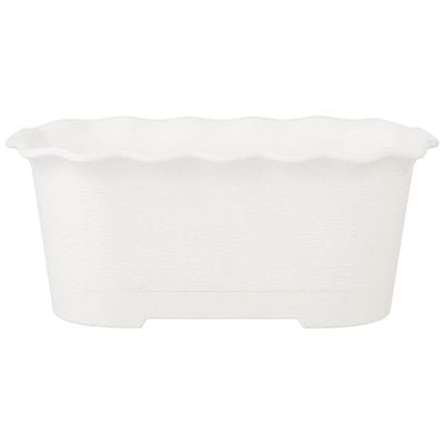 Cosmoplast Plastic Oval Planter 15'' With Tray-P