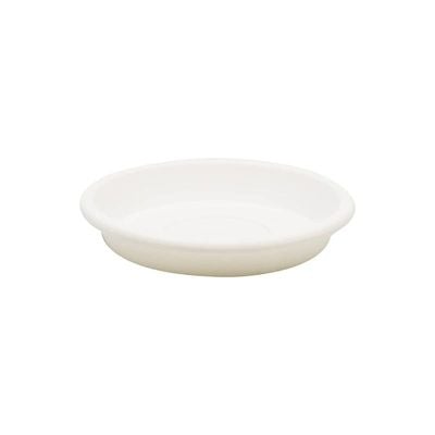 Cosmoplast Round Flower Pot Tray, 6 Inch Size, White