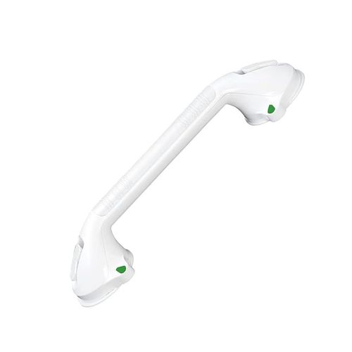 Wenko Wall Grip Secura, Plastic, Bathroom And Shower Safety Grab Bar, Toilet Aid - White