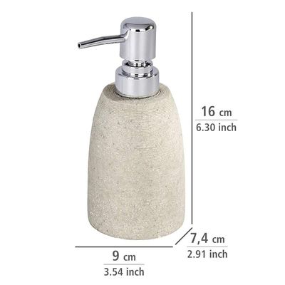 Wenko Polyresin Soap Dispenser Goa In - Beige