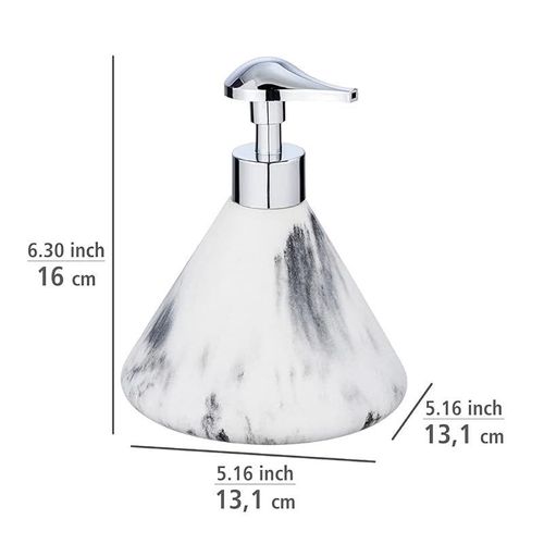 Wenko Polyresin Soap Dispenser Desio (0.3 L) - White