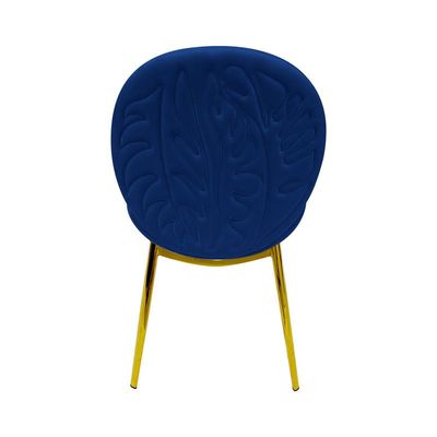 Velvet Dining Chair Upholstered Comfortable Cushion Armless Chair Dining Living Room Furniture