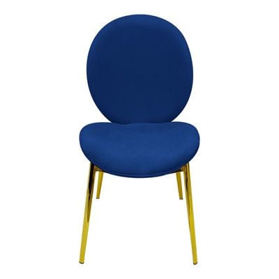 Velvet Dining Chair Upholstered Comfortable Cushion Armless Chair Dining Living Room Furniture