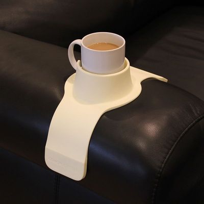 CouchCoaster Drink Holder For Sofa, Cool Cream