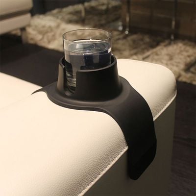 CouchCoaster Drink Holder for Sofa, Jet Black