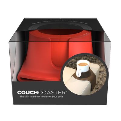 CouchCoaster Drink Holder For Sofa, Rossa Red, Ccr-Rso-Red