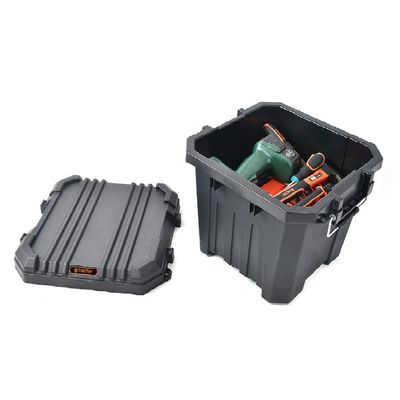 Tactix 30 Liter Heavy Duty Outdoor Storage Box- Black, TTX-320500