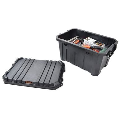 Tactix Heavy Duty Outdoor Storage Box, Black (45 L), TTX-320502