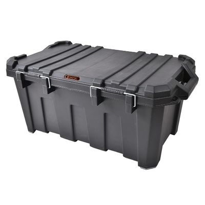 Tactix 85 Liter Heavy Duty Storage Box- Black, TTX-320506