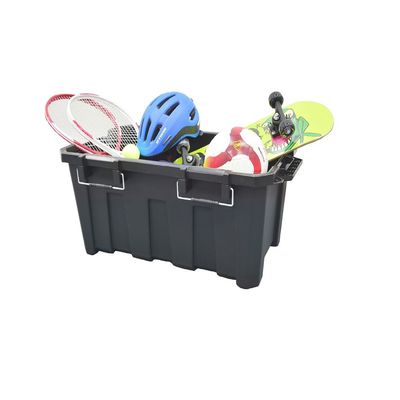 Tactix 85 Liter Heavy Duty Storage Box- Black, TTX-320506